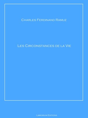 cover image of Les Circonstances de la Vie